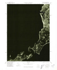 Woods Hole Massachusetts Historical topographic map, 1:25000 scale, 7.5 X 7.5 Minute, Year 1977