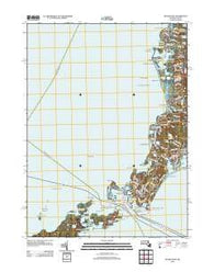Woods Hole Massachusetts Historical topographic map, 1:24000 scale, 7.5 X 7.5 Minute, Year 2012
