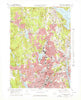 Worcester North Massachusetts Historical topographic map, 1:25000 scale, 7.5 X 7.5 Minute, Year 1974