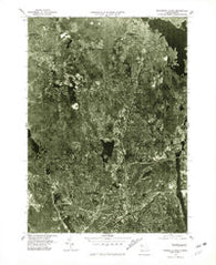 Worcester North Massachusetts Historical topographic map, 1:25000 scale, 7.5 X 7.5 Minute, Year 1975