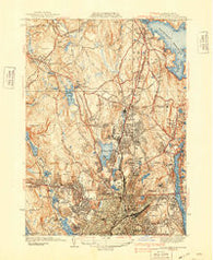 Worcester North Massachusetts Historical topographic map, 1:31680 scale, 7.5 X 7.5 Minute, Year 1939