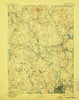 Worcester Massachusetts Historical topographic map, 1:62500 scale, 15 X 15 Minute, Year 1892