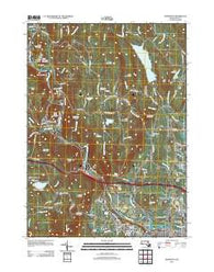 Woronoco Massachusetts Historical topographic map, 1:24000 scale, 7.5 X 7.5 Minute, Year 2012