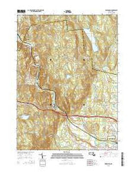 Woronoco Massachusetts Current topographic map, 1:24000 scale, 7.5 X 7.5 Minute, Year 2015