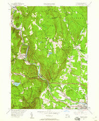 Woronoco Massachusetts Historical topographic map, 1:24000 scale, 7.5 X 7.5 Minute, Year 1951