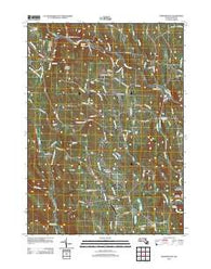 Worthington Massachusetts Historical topographic map, 1:24000 scale, 7.5 X 7.5 Minute, Year 2012