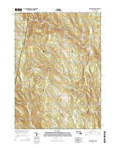 Worthington Massachusetts Current topographic map, 1:24000 scale, 7.5 X 7.5 Minute, Year 2015