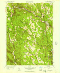 Worthington Massachusetts Historical topographic map, 1:24000 scale, 7.5 X 7.5 Minute, Year 1956