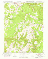 Accident Maryland Historical topographic map, 1:24000 scale, 7.5 X 7.5 Minute, Year 1948