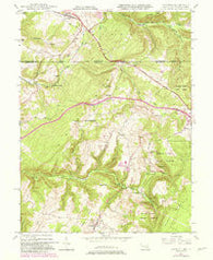 Accident Maryland Historical topographic map, 1:24000 scale, 7.5 X 7.5 Minute, Year 1947
