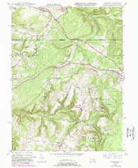 Accident Maryland Historical topographic map, 1:24000 scale, 7.5 X 7.5 Minute, Year 1947