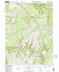 Accident Maryland Historical topographic map, 1:24000 scale, 7.5 X 7.5 Minute, Year 1994