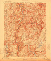 Accident Maryland Historical topographic map, 1:62500 scale, 15 X 15 Minute, Year 1900