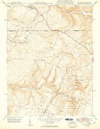Accident Maryland Historical topographic map, 1:24000 scale, 7.5 X 7.5 Minute, Year 1949