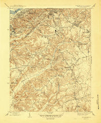 Anacostia District of Columbia Historical topographic map, 1:31680 scale, 7.5 X 7.5 Minute, Year 1945