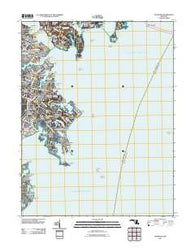 Annapolis Maryland Historical topographic map, 1:24000 scale, 7.5 X 7.5 Minute, Year 2011