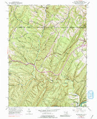 Artemas Pennsylvania Historical topographic map, 1:24000 scale, 7.5 X 7.5 Minute, Year 1950