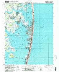 Assawoman Bay Maryland Historical topographic map, 1:24000 scale, 7.5 X 7.5 Minute, Year 1997