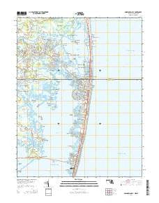 Assawoman Bay Maryland Historical topographic map, 1:24000 scale, 7.5 X 7.5 Minute, Year 2014