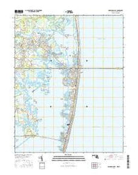 Assawoman Bay Maryland Current topographic map, 1:24000 scale, 7.5 X 7.5 Minute, Year 2016