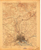 Baltimore Maryland Historical topographic map, 1:62500 scale, 15 X 15 Minute, Year 1894