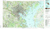 Baltimore Maryland Historical topographic map, 1:100000 scale, 30 X 60 Minute, Year 1984
