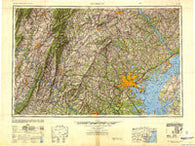 Baltimore Maryland Historical topographic map, 1:250000 scale, 1 X 2 Degree, Year 1948