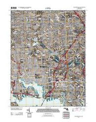 Baltimore East Maryland Historical topographic map, 1:24000 scale, 7.5 X 7.5 Minute, Year 2011