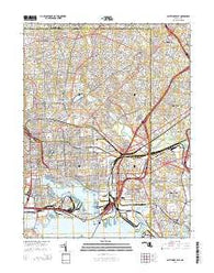 Baltimore East Maryland Historical topographic map, 1:24000 scale, 7.5 X 7.5 Minute, Year 2014