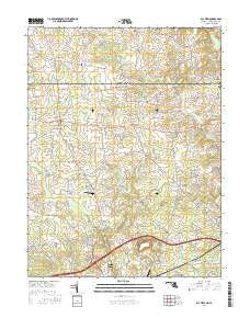 Bay View Maryland Current topographic map, 1:24000 scale, 7.5 X 7.5 Minute, Year 2016
