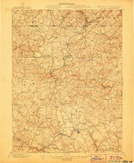 Belair Maryland Historical topographic map, 1:62500 scale, 15 X 15 Minute, Year 1901