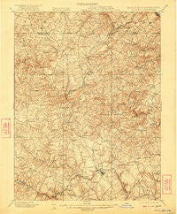 Belair Maryland Historical topographic map, 1:62500 scale, 15 X 15 Minute, Year 1901