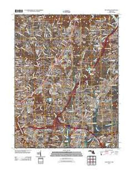Beltsville Maryland Historical topographic map, 1:24000 scale, 7.5 X 7.5 Minute, Year 2011