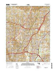 Beltsville Maryland Current topographic map, 1:24000 scale, 7.5 X 7.5 Minute, Year 2016