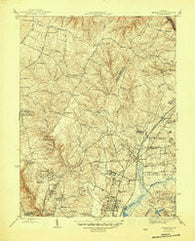 Beltsville Maryland Historical topographic map, 1:31680 scale, 7.5 X 7.5 Minute, Year 1945