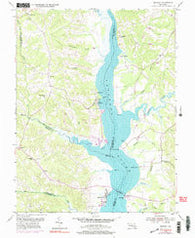 Benedict Maryland Historical topographic map, 1:24000 scale, 7.5 X 7.5 Minute, Year 1953