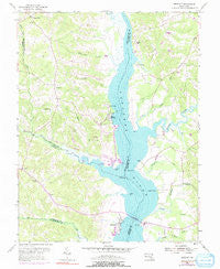 Benedict Maryland Historical topographic map, 1:24000 scale, 7.5 X 7.5 Minute, Year 1953