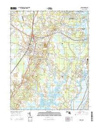 Berlin Maryland Historical topographic map, 1:24000 scale, 7.5 X 7.5 Minute, Year 2014