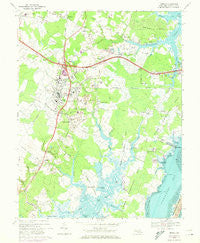 Berlin Maryland Historical topographic map, 1:24000 scale, 7.5 X 7.5 Minute, Year 1967