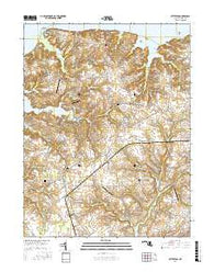 Betterton Maryland Current topographic map, 1:24000 scale, 7.5 X 7.5 Minute, Year 2017
