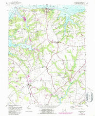 Betterton Maryland Historical topographic map, 1:24000 scale, 7.5 X 7.5 Minute, Year 1948