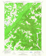 Bittinger Maryland Historical topographic map, 1:24000 scale, 7.5 X 7.5 Minute, Year 1947