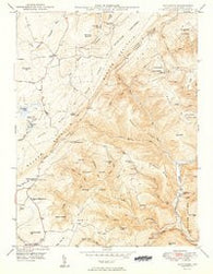 Bittinger Maryland Historical topographic map, 1:24000 scale, 7.5 X 7.5 Minute, Year 1949
