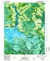 Blackwater River Maryland Historical topographic map, 1:24000 scale, 7.5 X 7.5 Minute, Year 1982