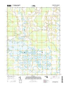 Blackwater River Maryland Historical topographic map, 1:24000 scale, 7.5 X 7.5 Minute, Year 2014