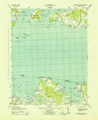 Blakiston Island Maryland Historical topographic map, 1:31680 scale, 7.5 X 7.5 Minute, Year 1943
