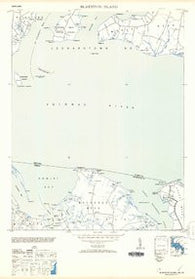 Blakiston Island Maryland Historical topographic map, 1:24000 scale, 7.5 X 7.5 Minute, Year 1953