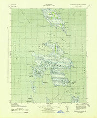 Bloodsworth Island Maryland Historical topographic map, 1:31680 scale, 7.5 X 7.5 Minute, Year 1943