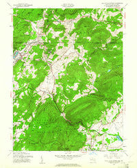 Blue Ridge Summit Pennsylvania Historical topographic map, 1:24000 scale, 7.5 X 7.5 Minute, Year 1953
