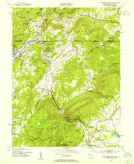 Blue Ridge Summit Pennsylvania Historical topographic map, 1:24000 scale, 7.5 X 7.5 Minute, Year 1953